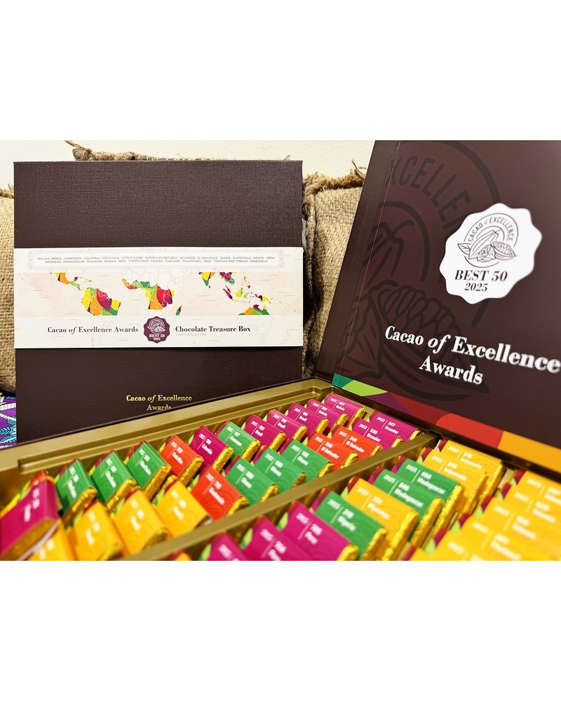 BEST 50 CHOCOLATE TREASURE BOX (2025 Cacao of Excellence Awards)